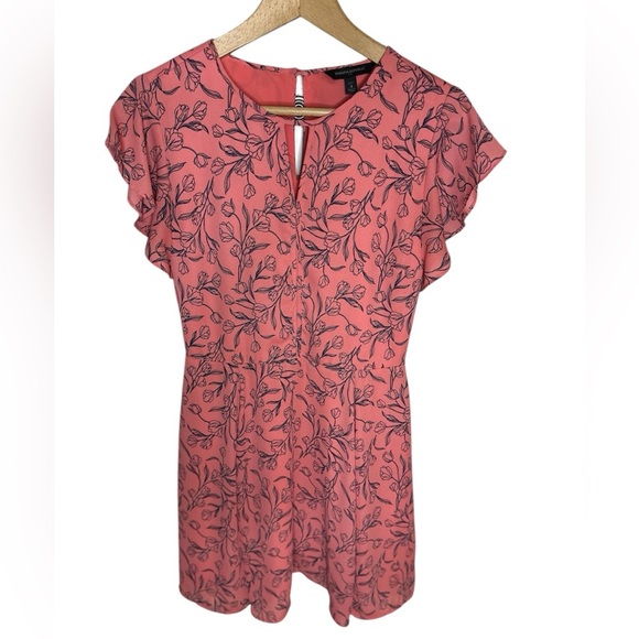 Banana Republic Petite Floral Dress -‎ Size 2P - Picture 1 of 4